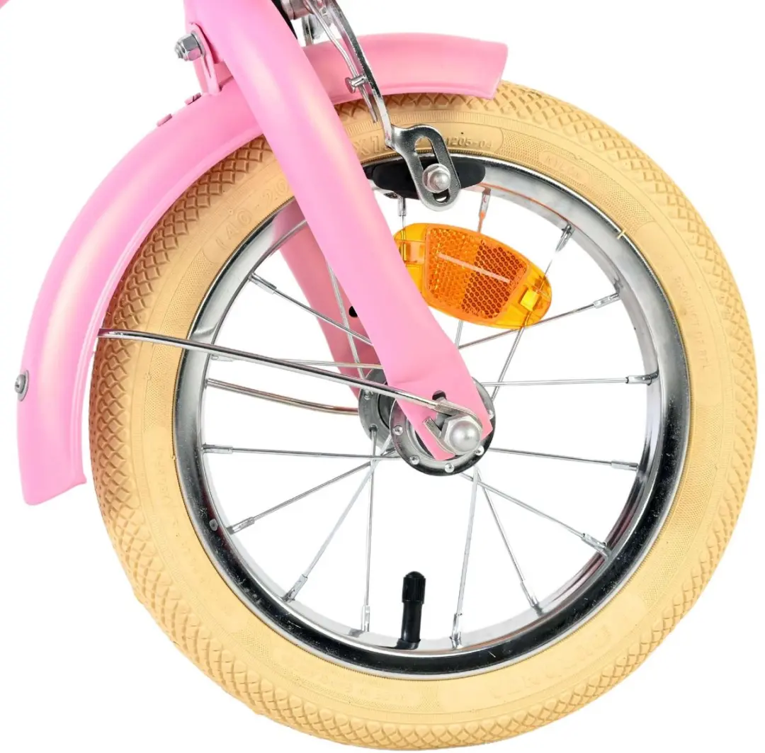 Volare Blossom Kinderfiets 12 inch - Roze - 1 Versnelling - afbeelding 6 van 6