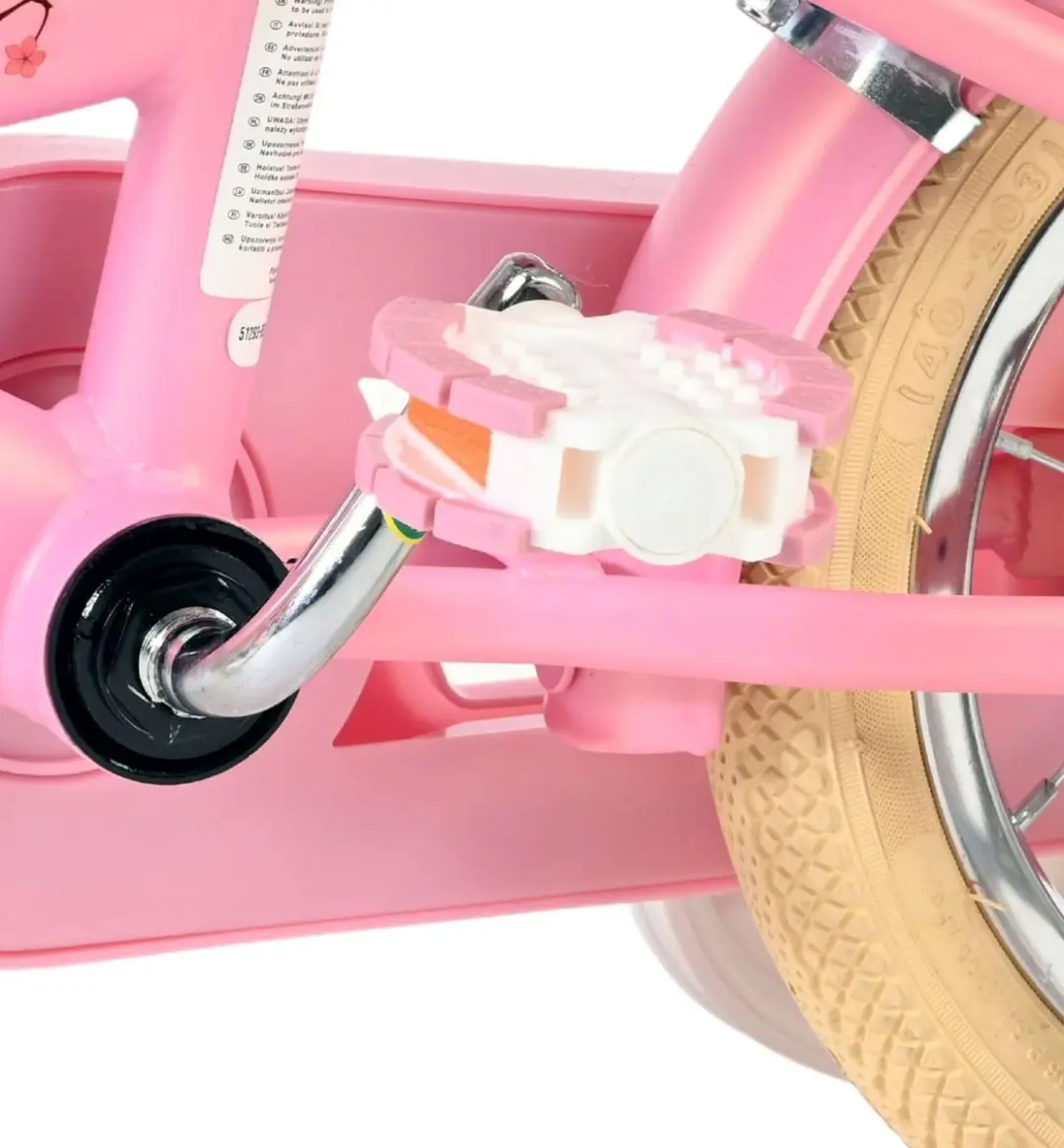Volare Blossom Kinderfiets 12 inch - Roze - 1 Versnelling