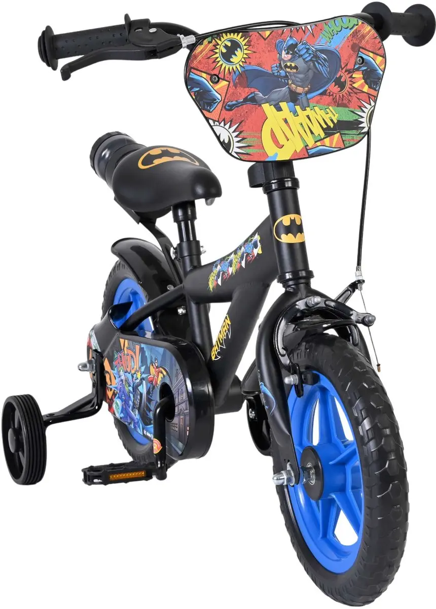 Volare Batman Kinderfiets 12 inch - 1 Versnelling - Zwart