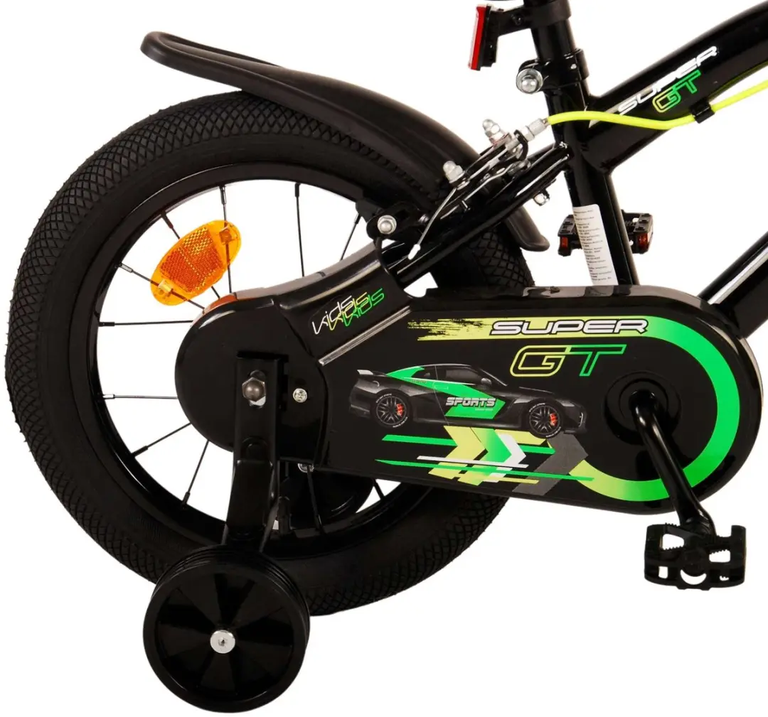 Volare Super GT Kinderfiets 14 inch - Groen - afbeelding 6 van 6