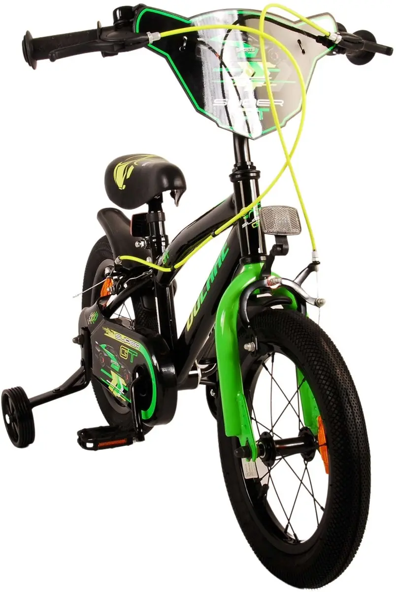 Volare Super GT Kinderfiets 14 inch - Groen