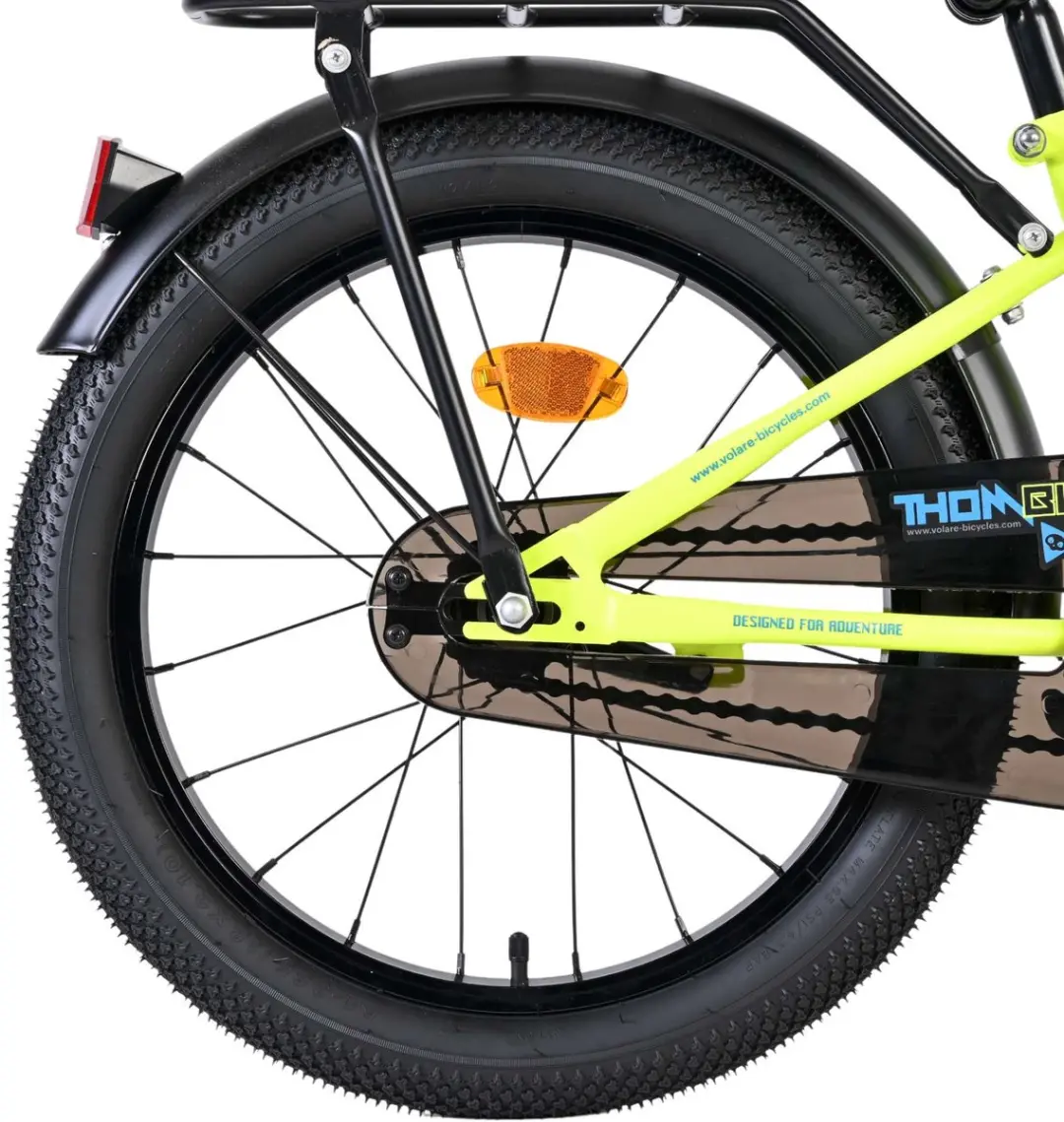Volare Thombike Kinderfiets 18 inch - 1 Versnelling - Blauw/Geel