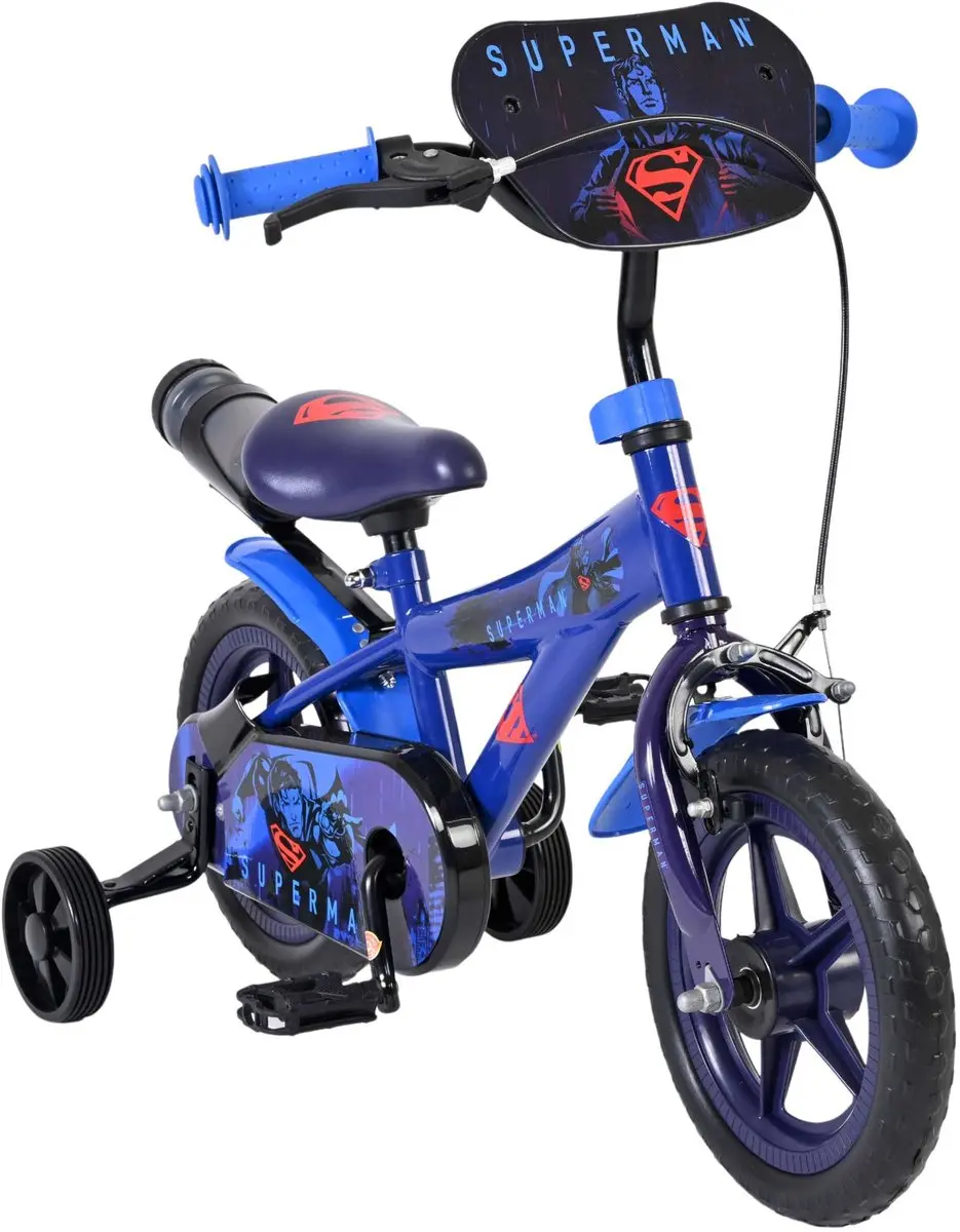 Volare Superman Kinderfiets 12 inch - Blauw