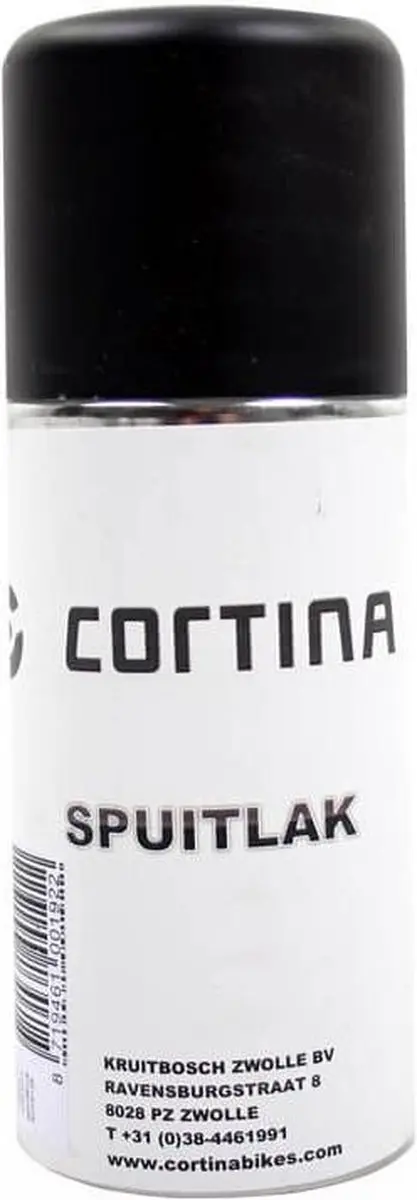 Cortina Jet Spuitlak 150ml - Matt Zwart