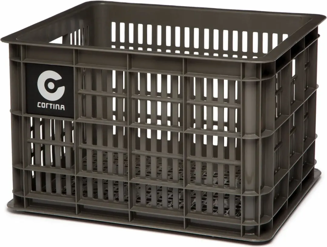 Cortina Krat Dubai Fietskrat 33L - 45x35x25cm Zwart