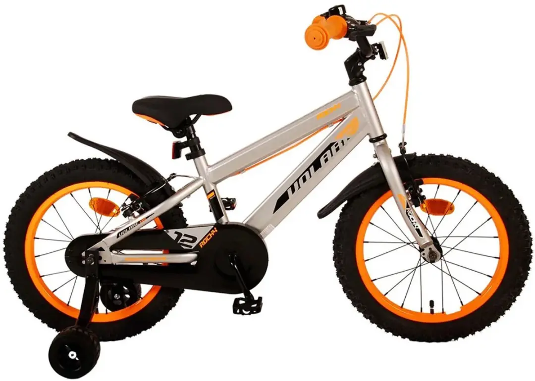 Volare Rocky Kinderfiets 16 inch - 1 Versnelling - Grijs
