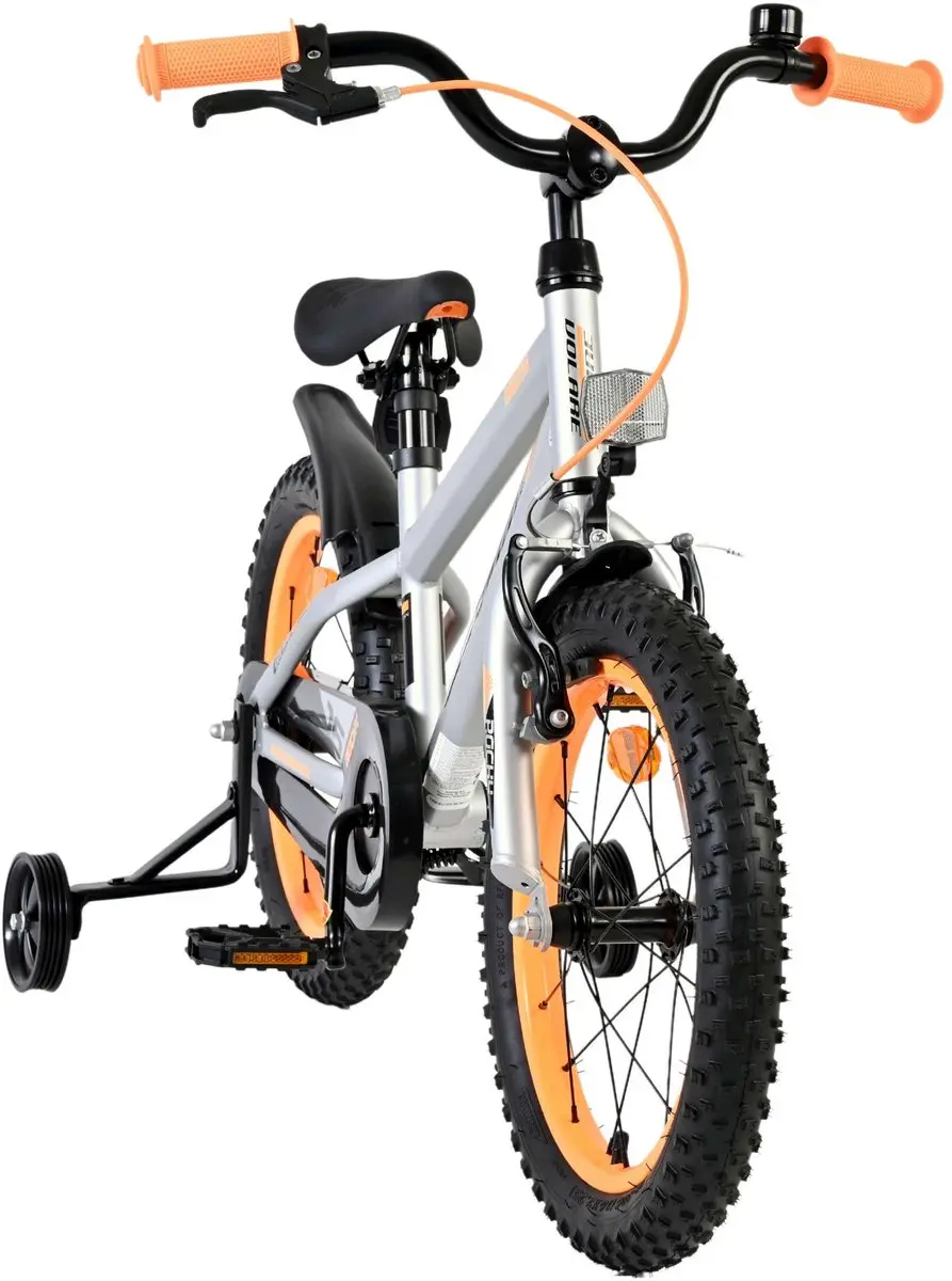 Volare Rocky Kinderfiets 16 inch - 1 Versnelling - Grijs