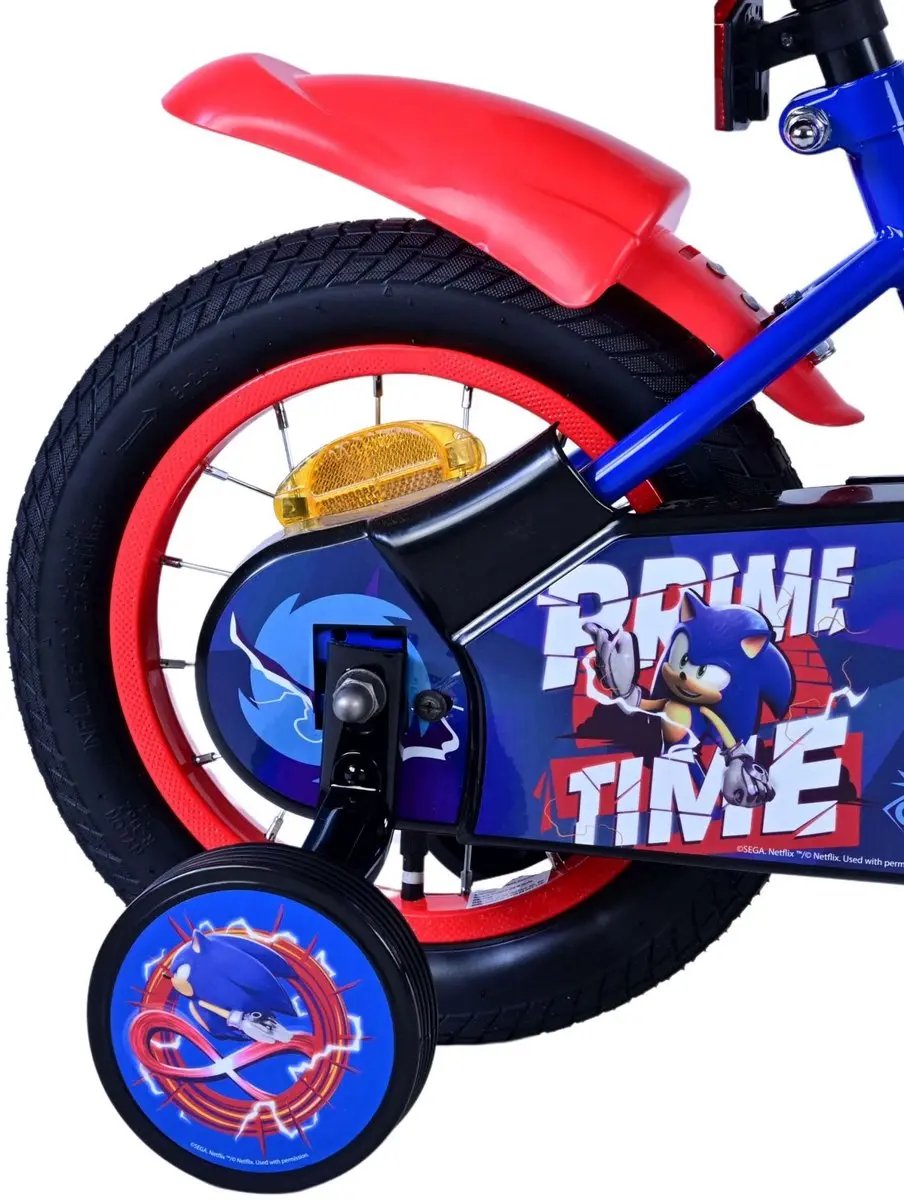 Volare Sonic Prime Kinderfiets 12 inch - Jongens - Rood/Blauw