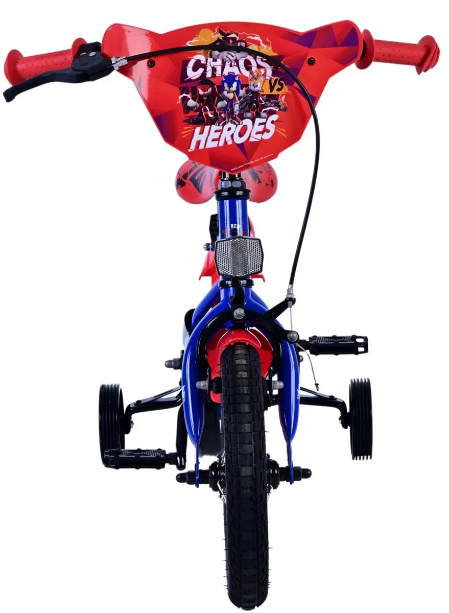 Volare Sonic Prime Kinderfiets 12 inch - Jongens - Rood/Blauw