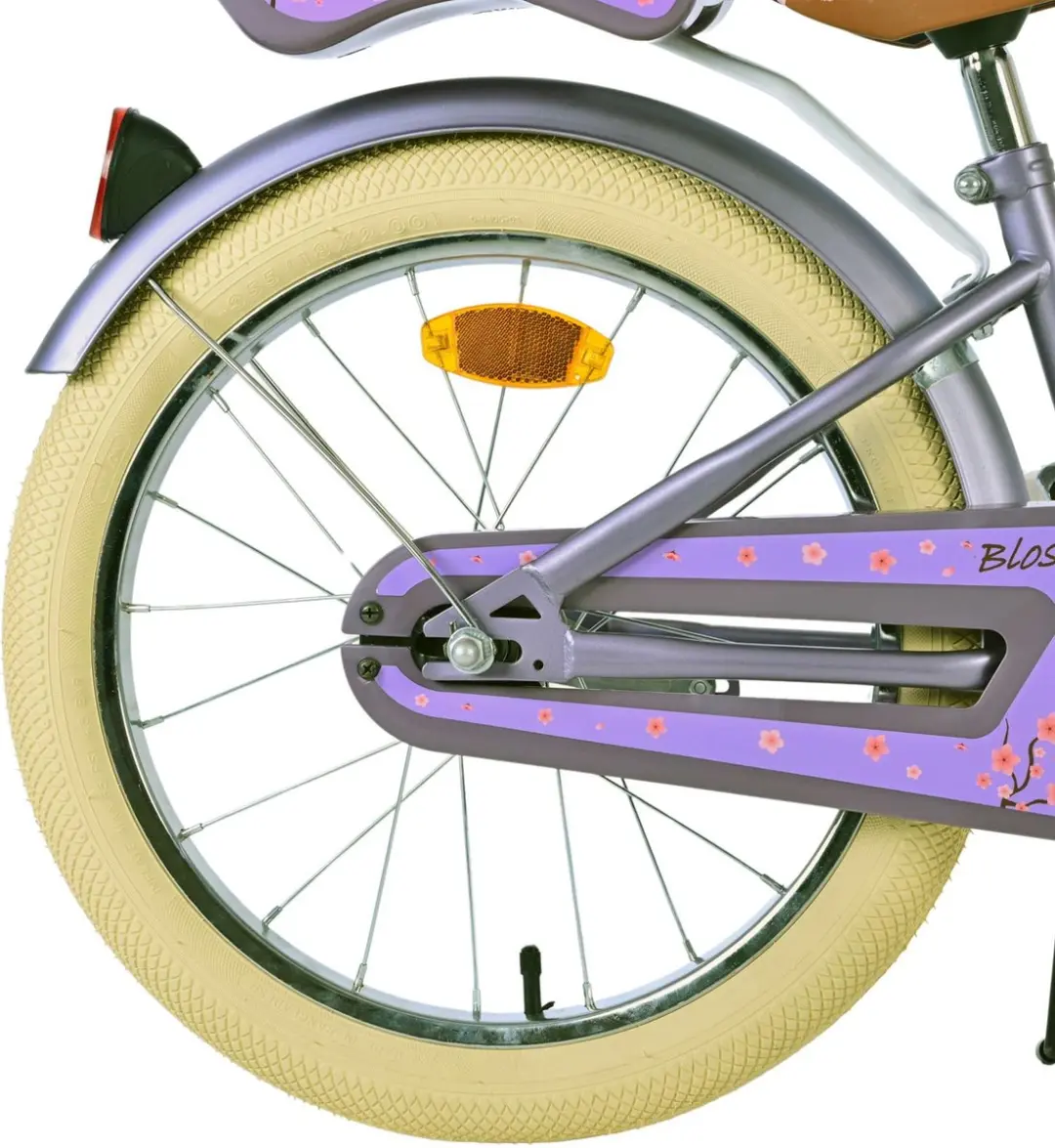 Volare Blossom Kinderfiets 18 inch - Meisjes - Paars