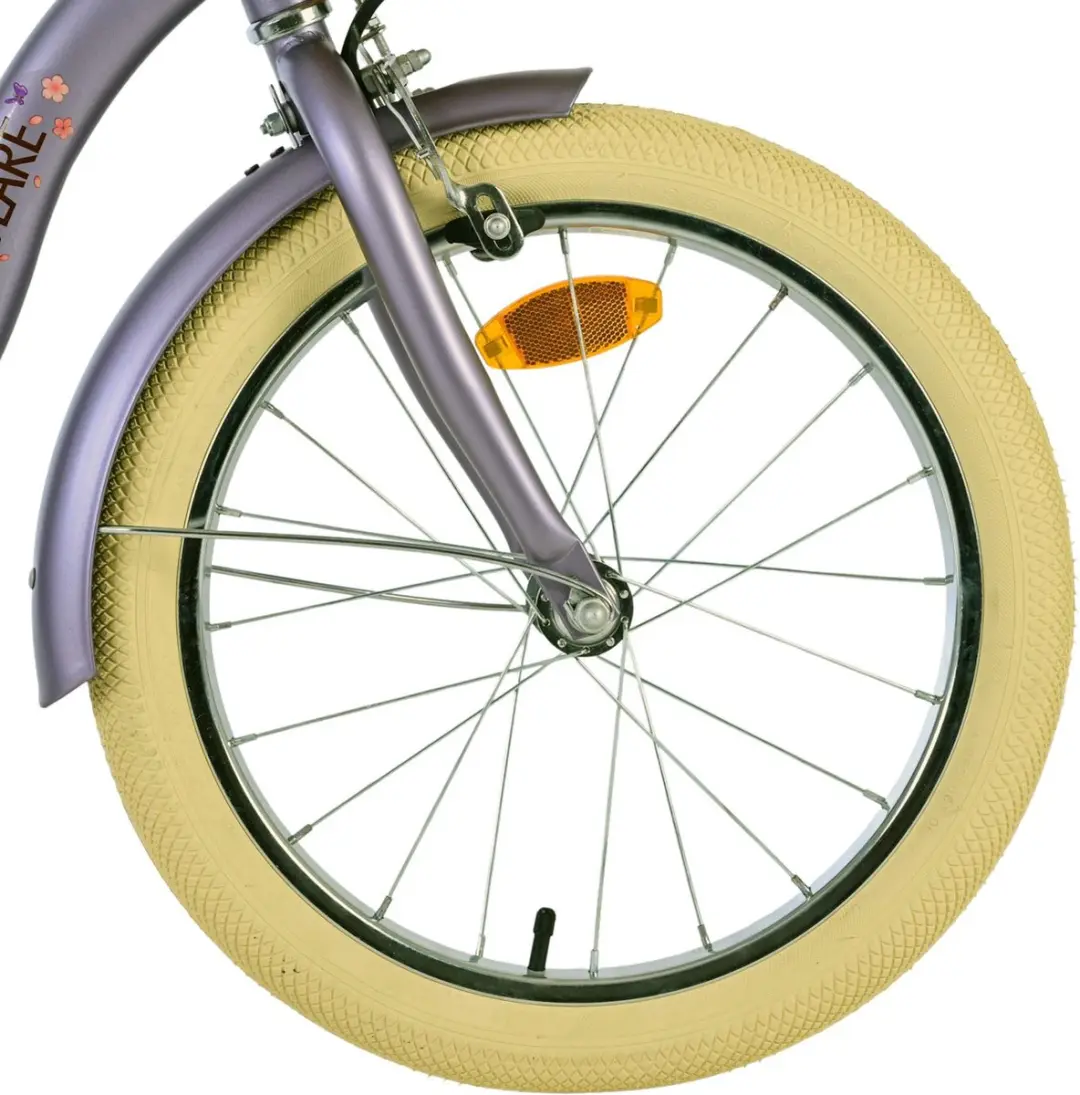Volare Blossom Kinderfiets 18 inch - Meisjes - Paars - afbeelding 6 van 6