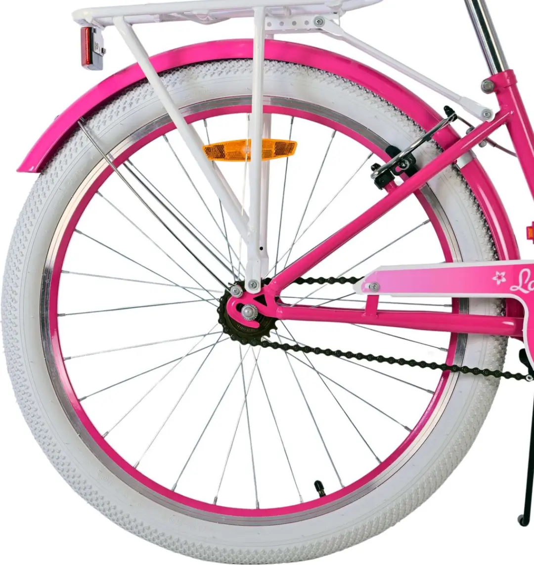 Volare Lovely Kinderfiets 24 inch - Roze - 1 Versnelling - afbeelding 6 van 6