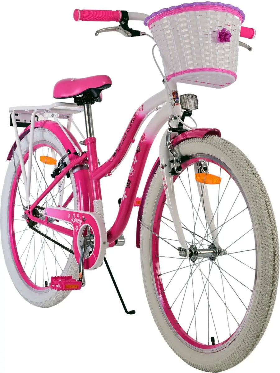 Volare Lovely Kinderfiets 24 inch - Roze - 1 Versnelling