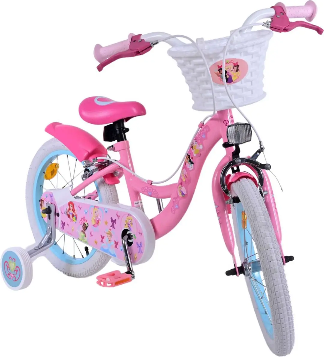 Volare Disney Princess Kinderfiets 16 inch - Roze - 1 Versnelling