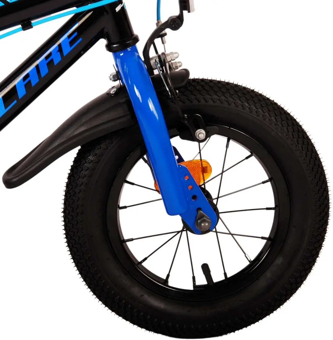 Volare Super GT Kinderfiets 12 inch - Jongens - Blauw - Twee handremmen