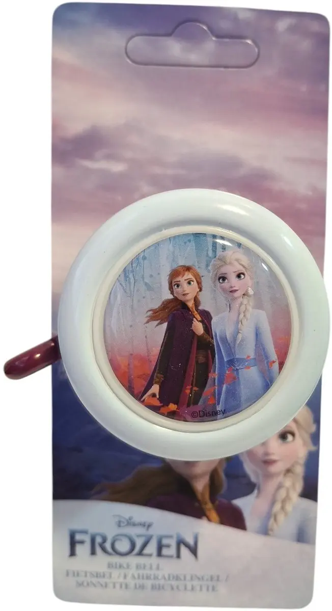 Volare Disney Frozen 2 Fietsbel - Lichtblauw Paars - afbeelding 6 van 6