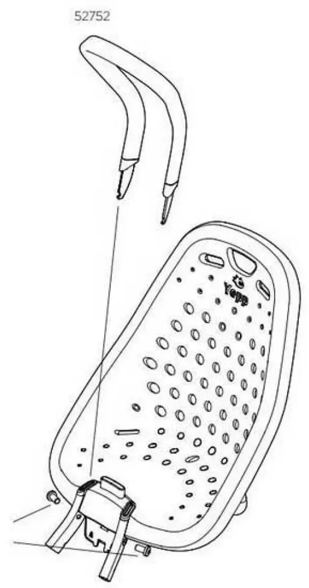 Yepp Mini Stuurbeugel Thule - Zwart