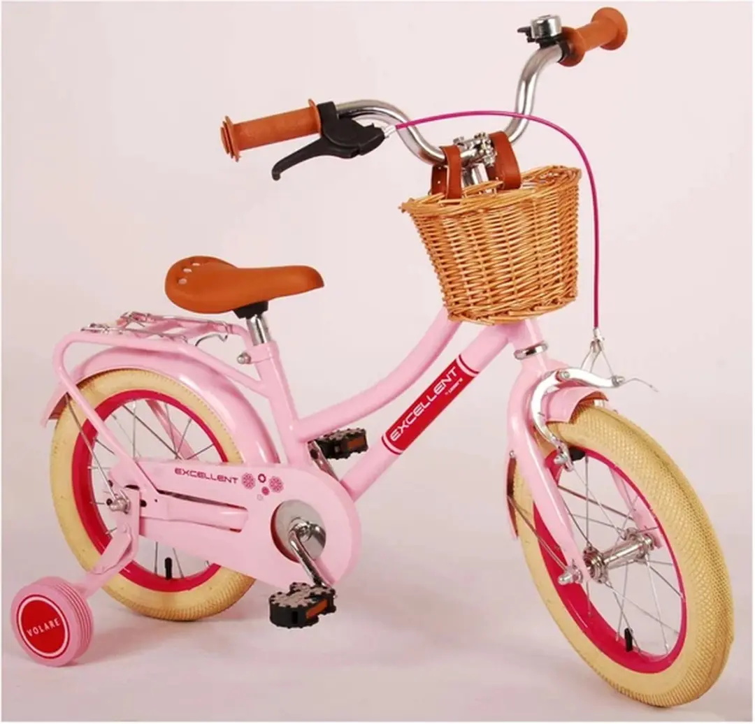 Volare Excellent Kinderfiets 14" - Roze