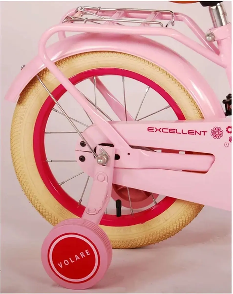 Volare Excellent Kinderfiets 14" - Roze
