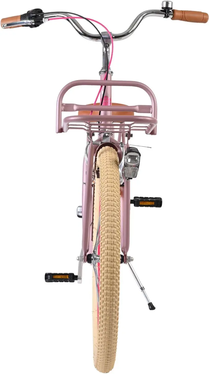 Volare Excellent Kinderfiets 24 inch - Meisjes - 3 Versnellingen - Mat Roze