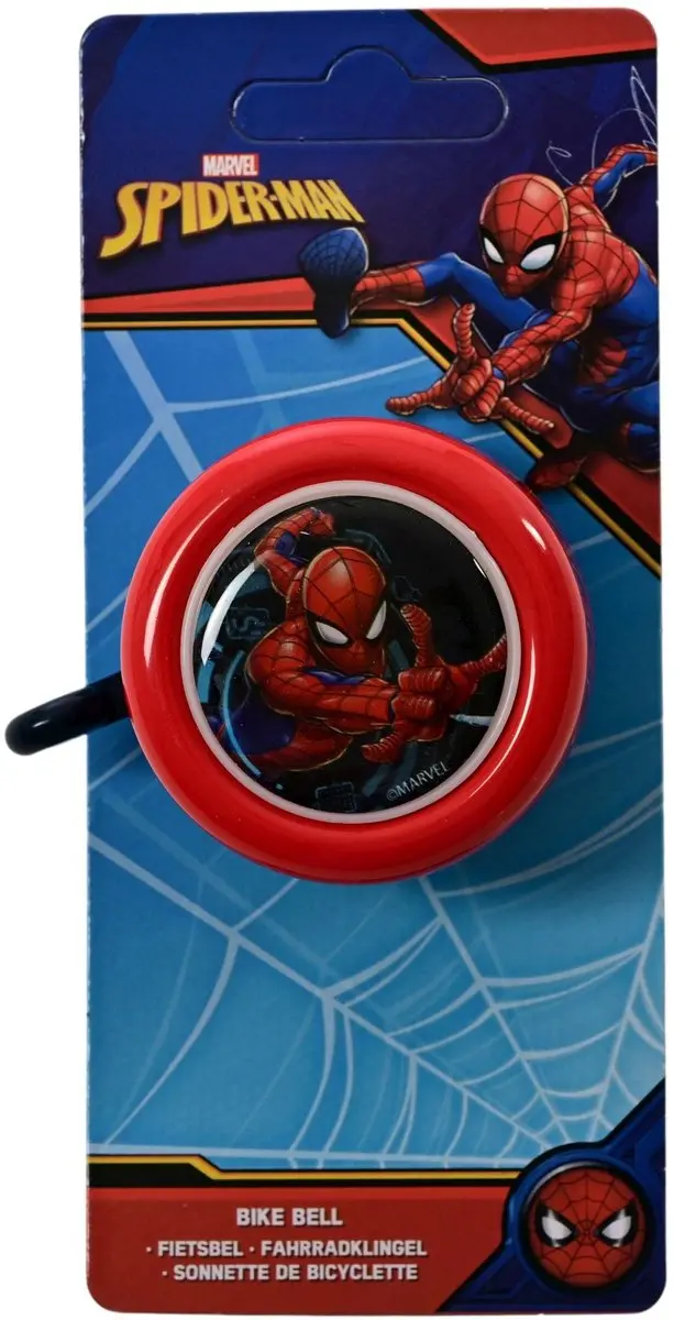 Volare Spider-Man Fietsbel - Rood