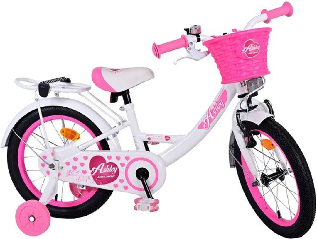 Volare Ashley Kinderfiets 16 inch - Meisjes - 1 Versnelling - Wit