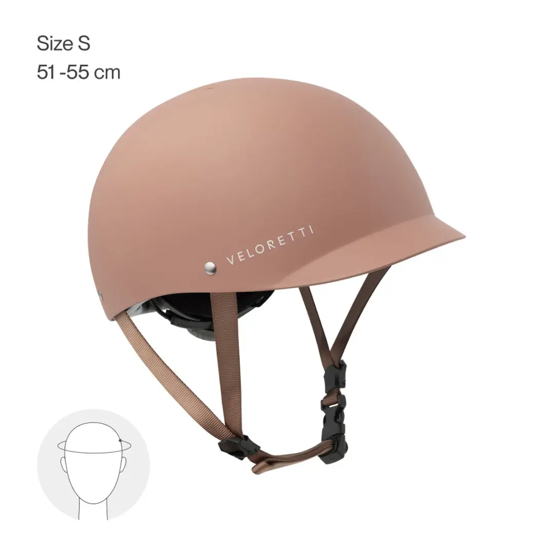 Veloretti Kinderhelm Blazing Salmon - Maat S