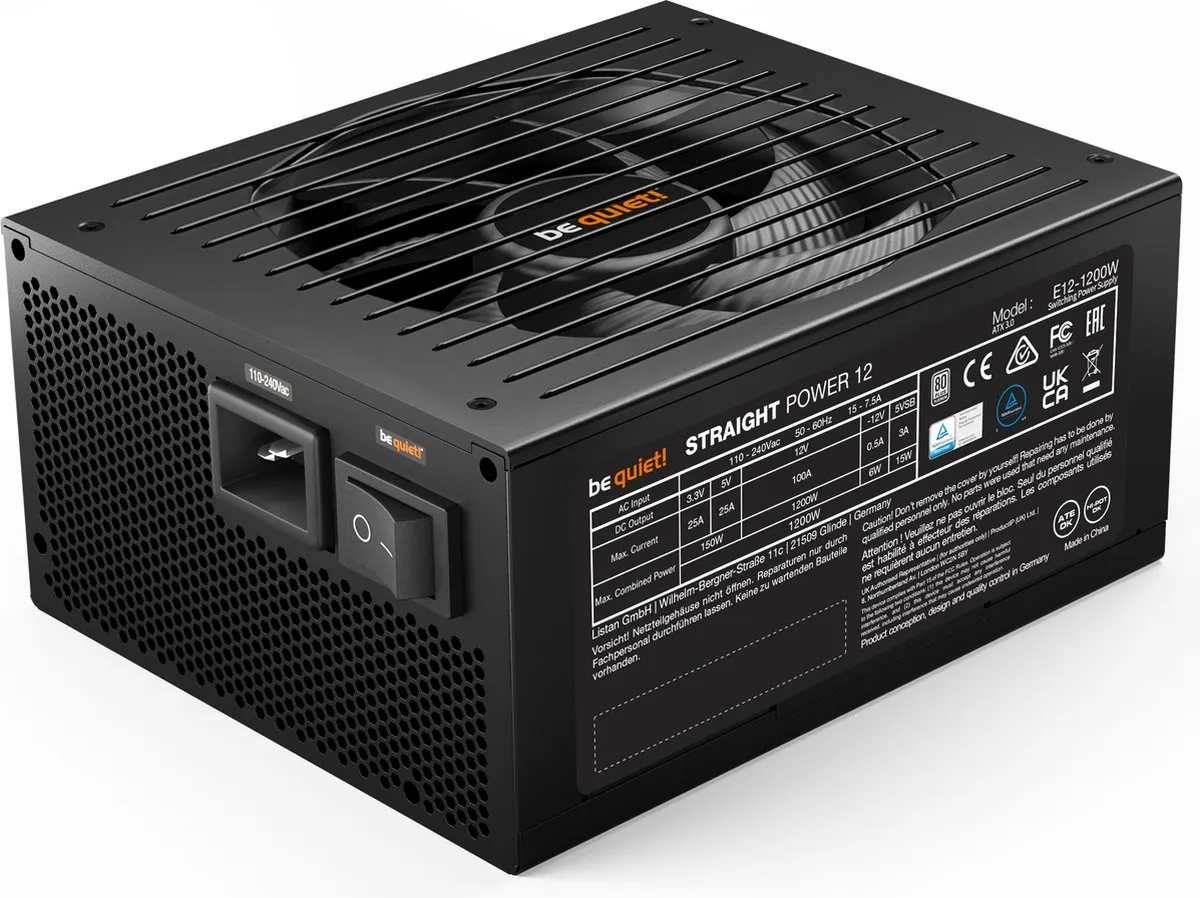 be quiet! Straight Power 12 BN339 1200W - 80+ Platinum