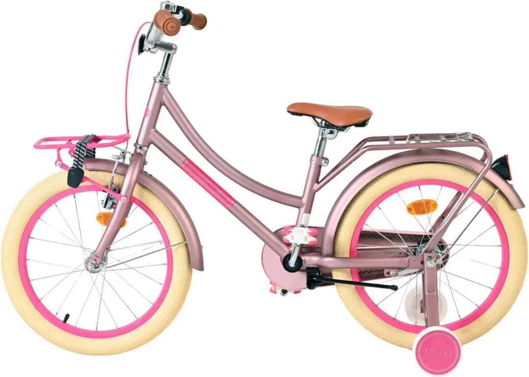 Volare Excellent Kinderfiets 18 inch - Mat Roze