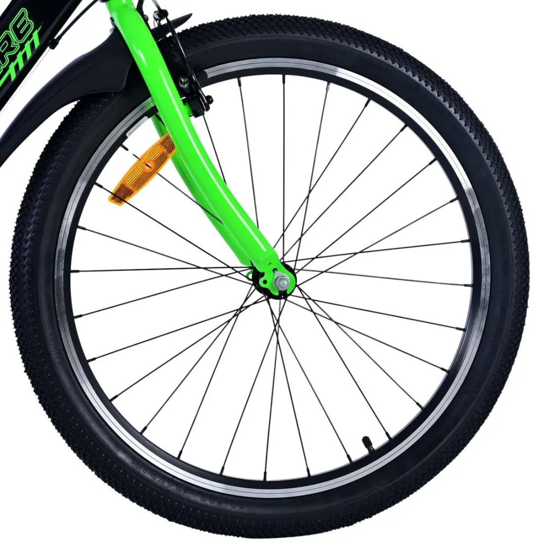 Volare Sportivo Kinderfiets 24 inch 7 Speed - Zwart Groen
