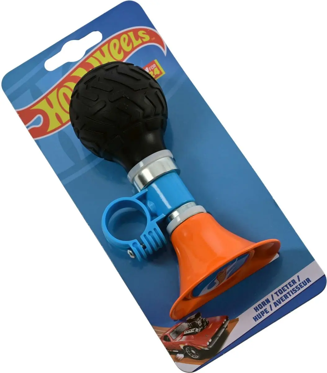 Volare Hot Wheels Fietstoeter - Oranje/Zwart