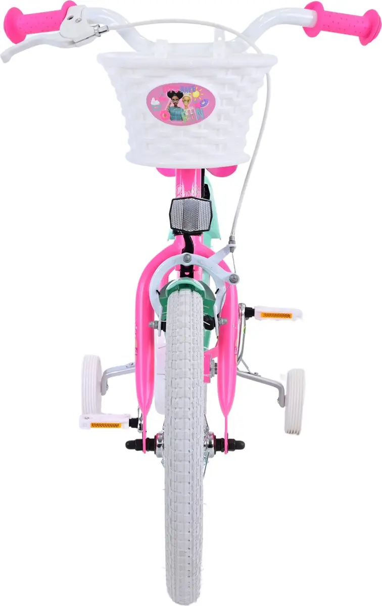 Volare Barbie Kinderfiets 16" - Roze/Mintgroen - afbeelding 4 van 6