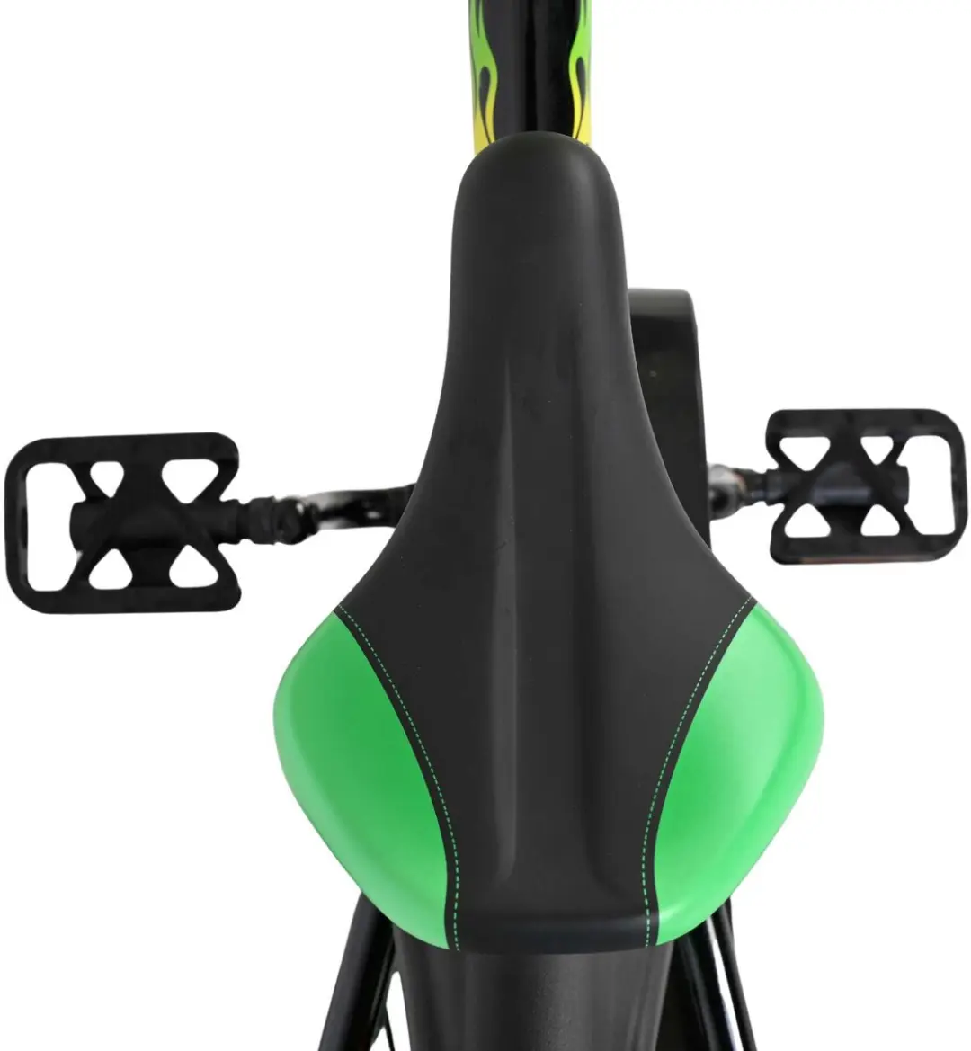 Volare Strike Kinderfiets 14" - 1 Versnelling - Zwart Groen - afbeelding 6 van 6