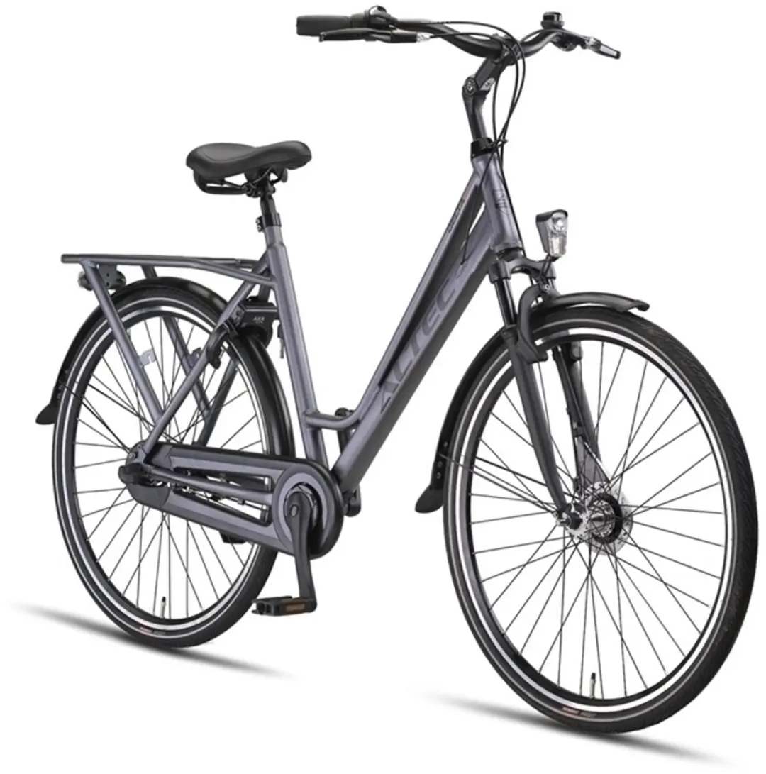 Altec Damesfiets Delta Plus 28" - 56cm - 3 Versnellingen Matgrijs