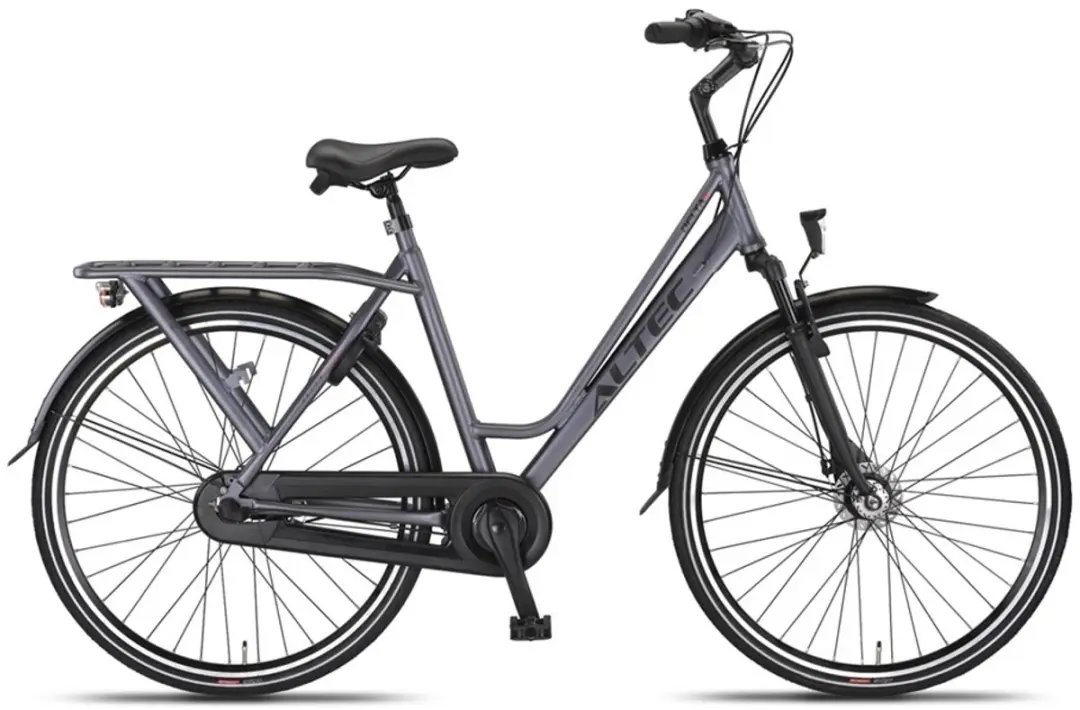 Altec Damesfiets Delta Plus 28" - 56cm - 3 Versnellingen Matgrijs