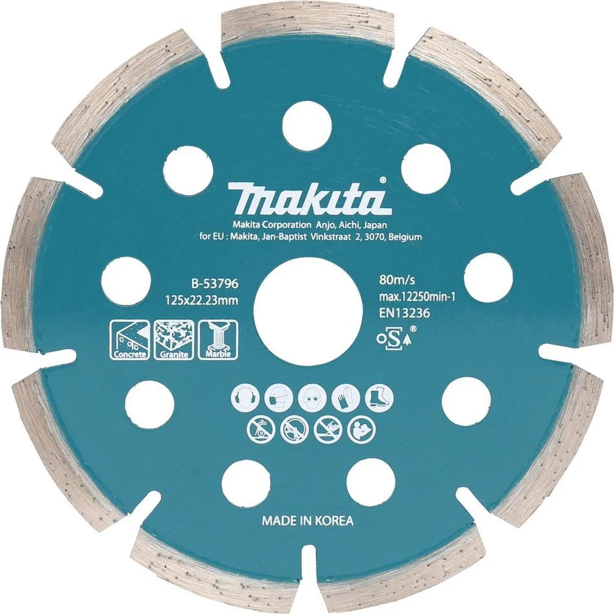 Makita Diamantschijf 125mm B-53796 - Beton/Natuursteen