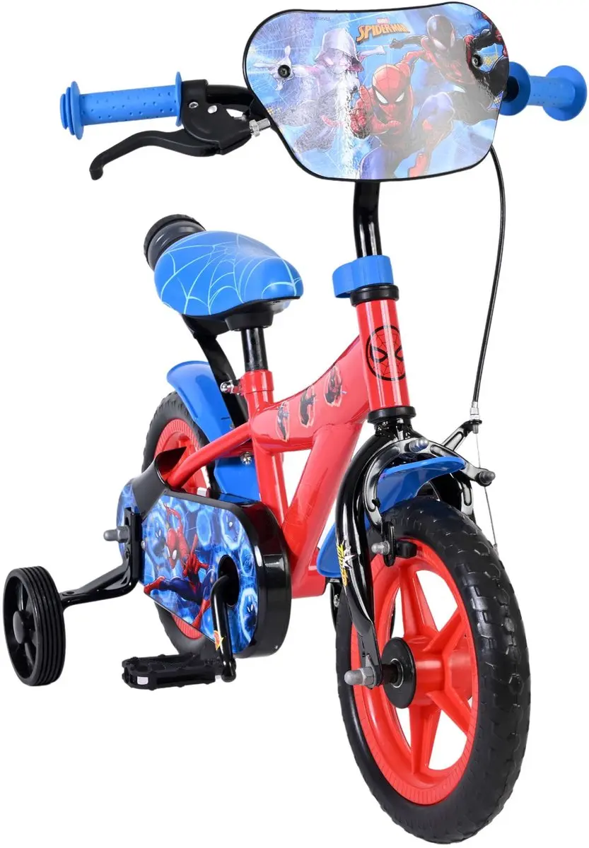 Volare Spider-Man Kinderfiets 12 inch - Rood