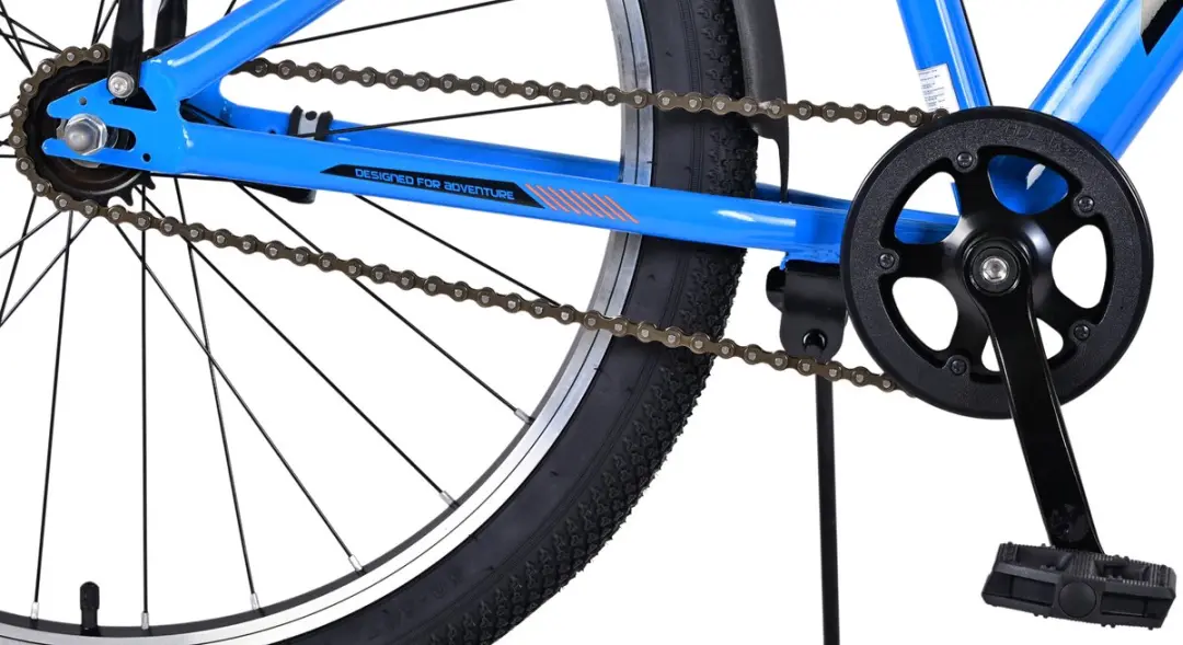 Volare Cross Jongensfiets 24 inch - 1 Versnelling - Blauw/Zwart