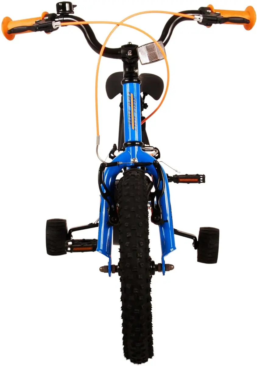 Volare Rocky Kinderfiets 14 inch - Blauw - Twee handremmen