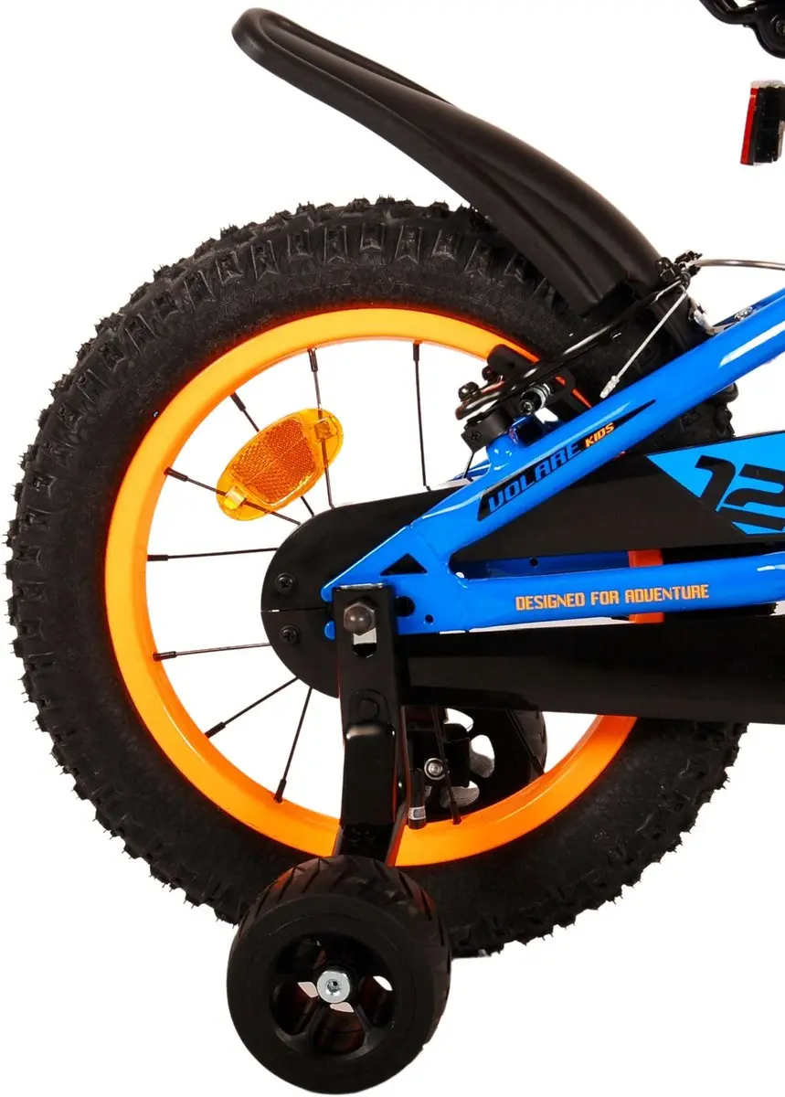 Volare Rocky Kinderfiets 14 inch - Blauw - Twee handremmen