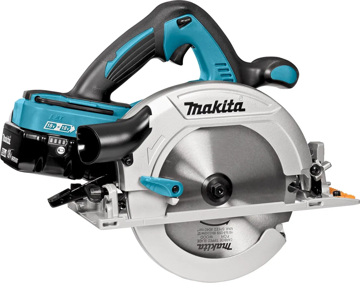 Makita DHS710RT2J Accu Cirkelzaag - 180W - 190mm - afbeelding 6 van 6