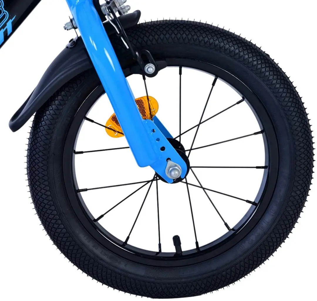 Volare Sportivo Kinderfiets 14" - 1 Versnelling - Blauw/Zwart