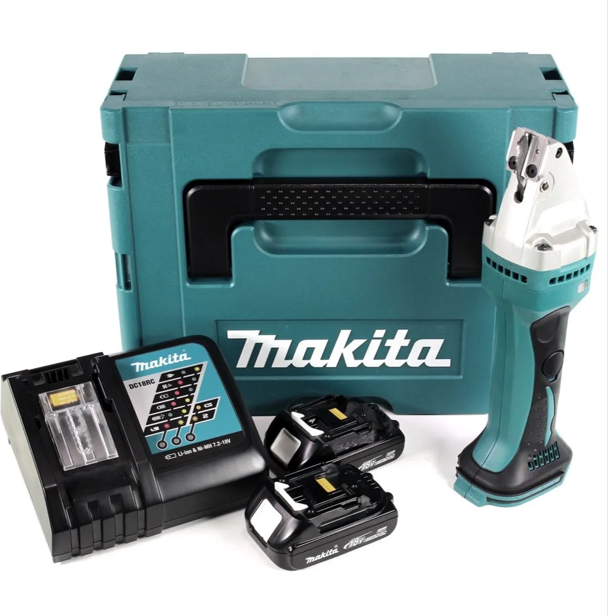 Makita DJS161RYJ Accusnijder 18V - 2x 1,5Ah + Lader - afbeelding 2 van 5