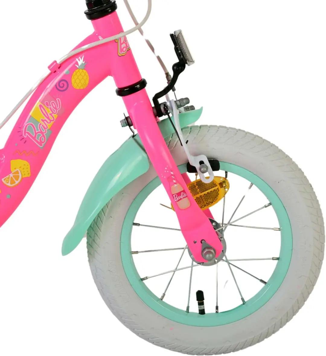 Volare Barbie Kinderfiets 12 inch - Roze - 1 Versnelling