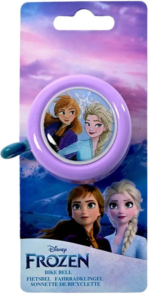 Volare Disney Frozen 2 Fietsbel - Blauw Paars