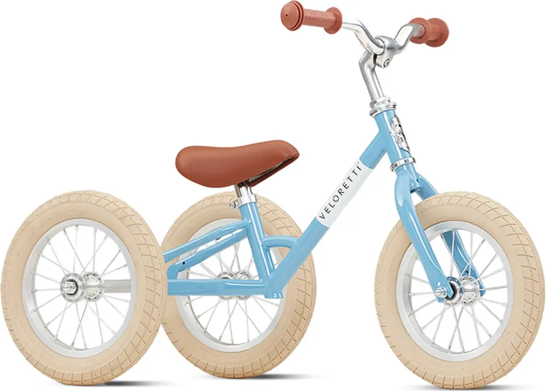 Veloretti Driewieler 2-in-1 Loopfiets 12 inch