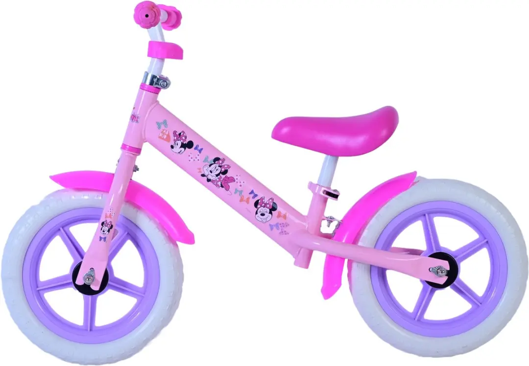 Volare Disney Minnie Loopfiets Metaal 12 Inch - Roze