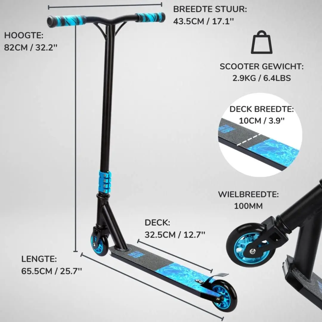 Volare BOLDCUBE Deluxe Stuntstep - Paars