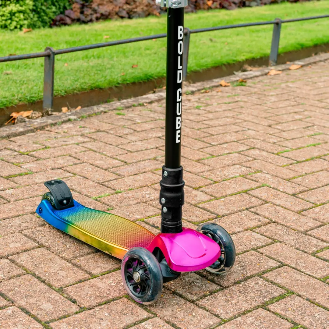 Volare Boldcube Big Driewielstep 9cm - Candy Floss