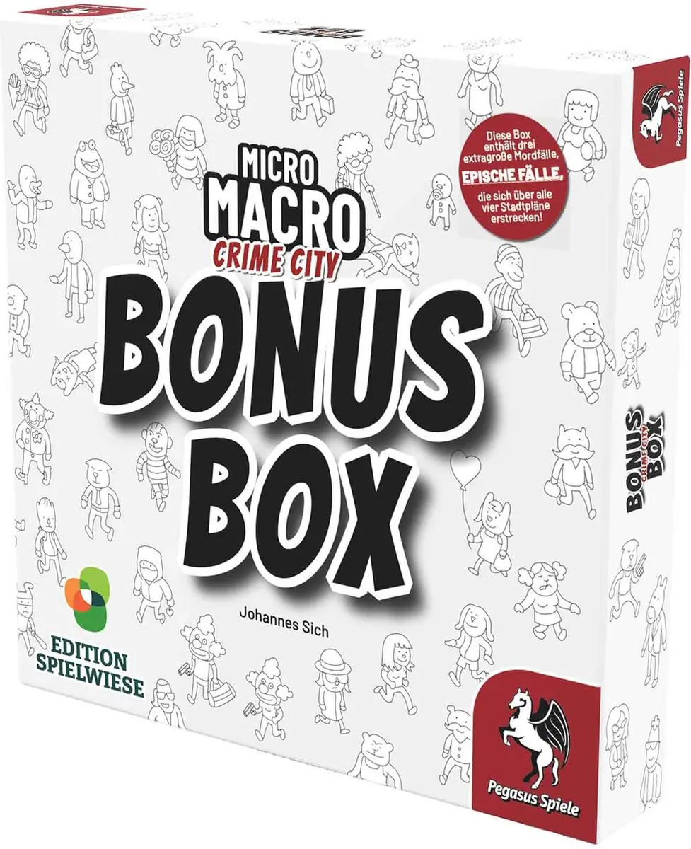 Pegasus MicroMacro Crime City Bonus Box Bordspel - 4 Spelers